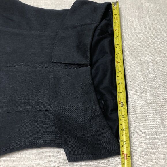 Aritzia Babaton Element Tube Top Size 8 Linen Blend Twill  Minimalist Quiet Luxe - Picture 11 of 13